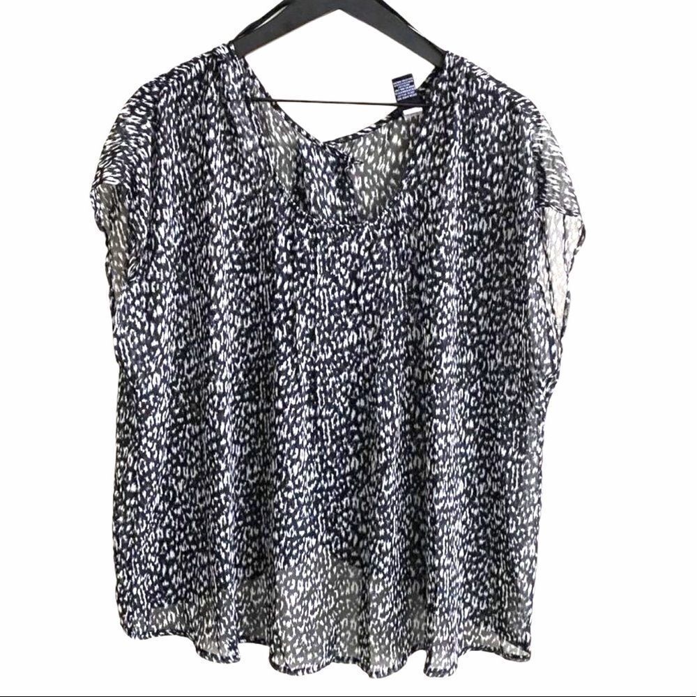 Torrid Leopard Print Open Back Top